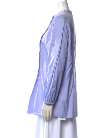 Escada Mock Neck Long Sleeve Tunic