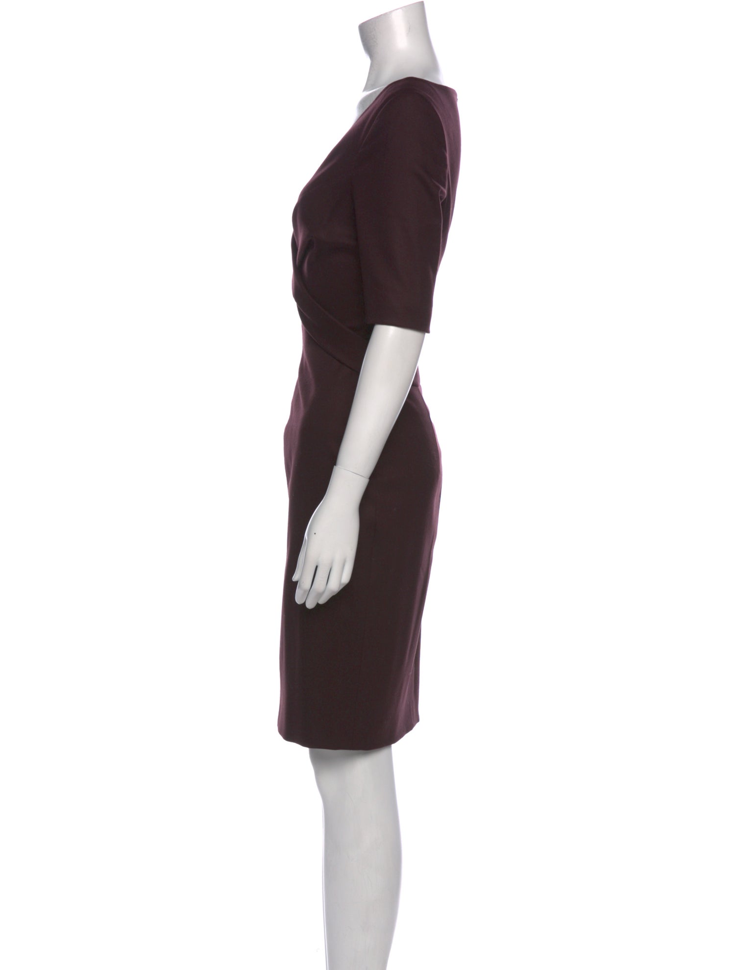 Escada Virgin Wool Knee-Length Dress