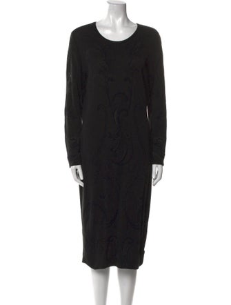 Escada Printed Long Dress