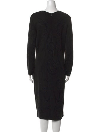 Escada Printed Long Dress