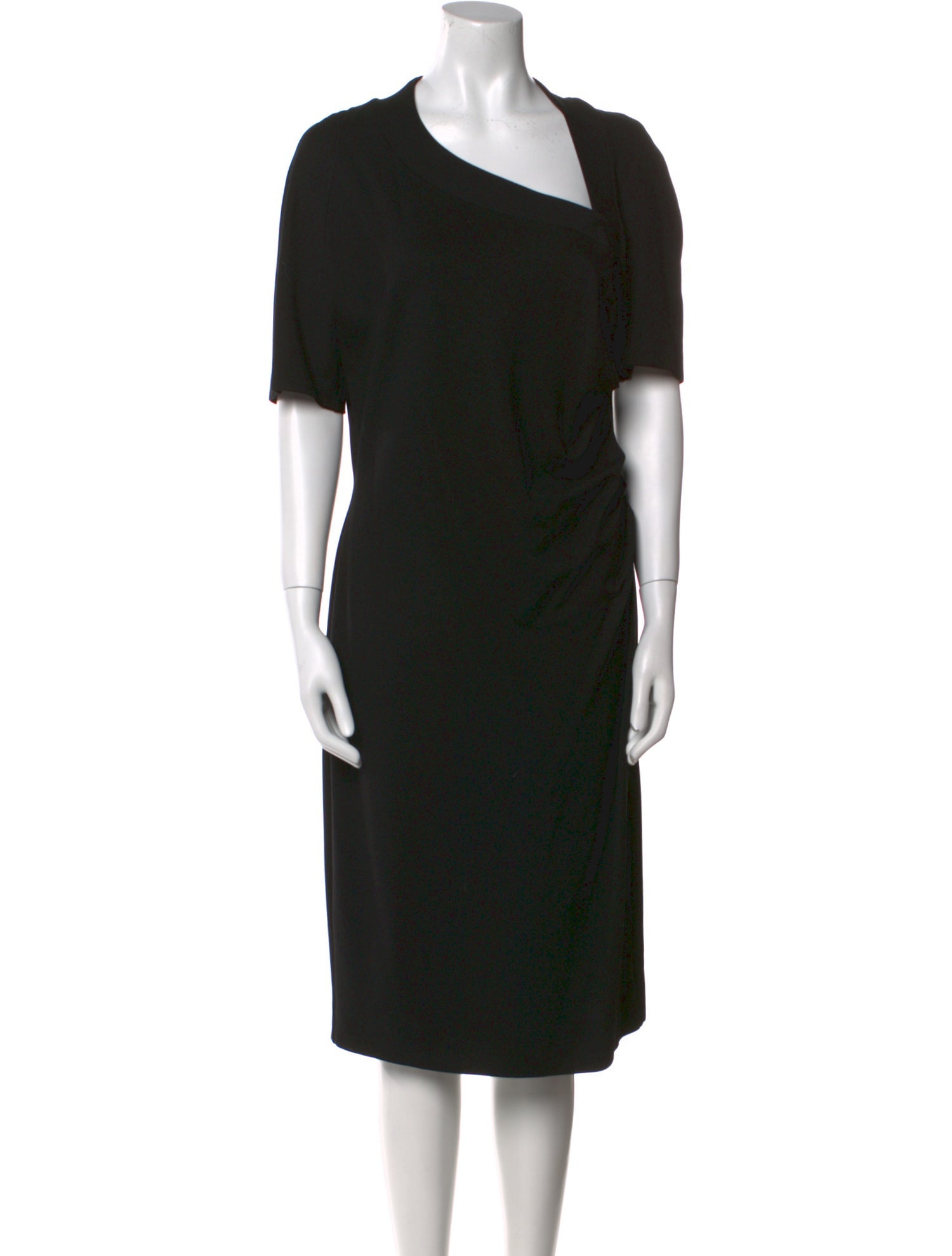 Escada Cowl Neck Midi Length Dress