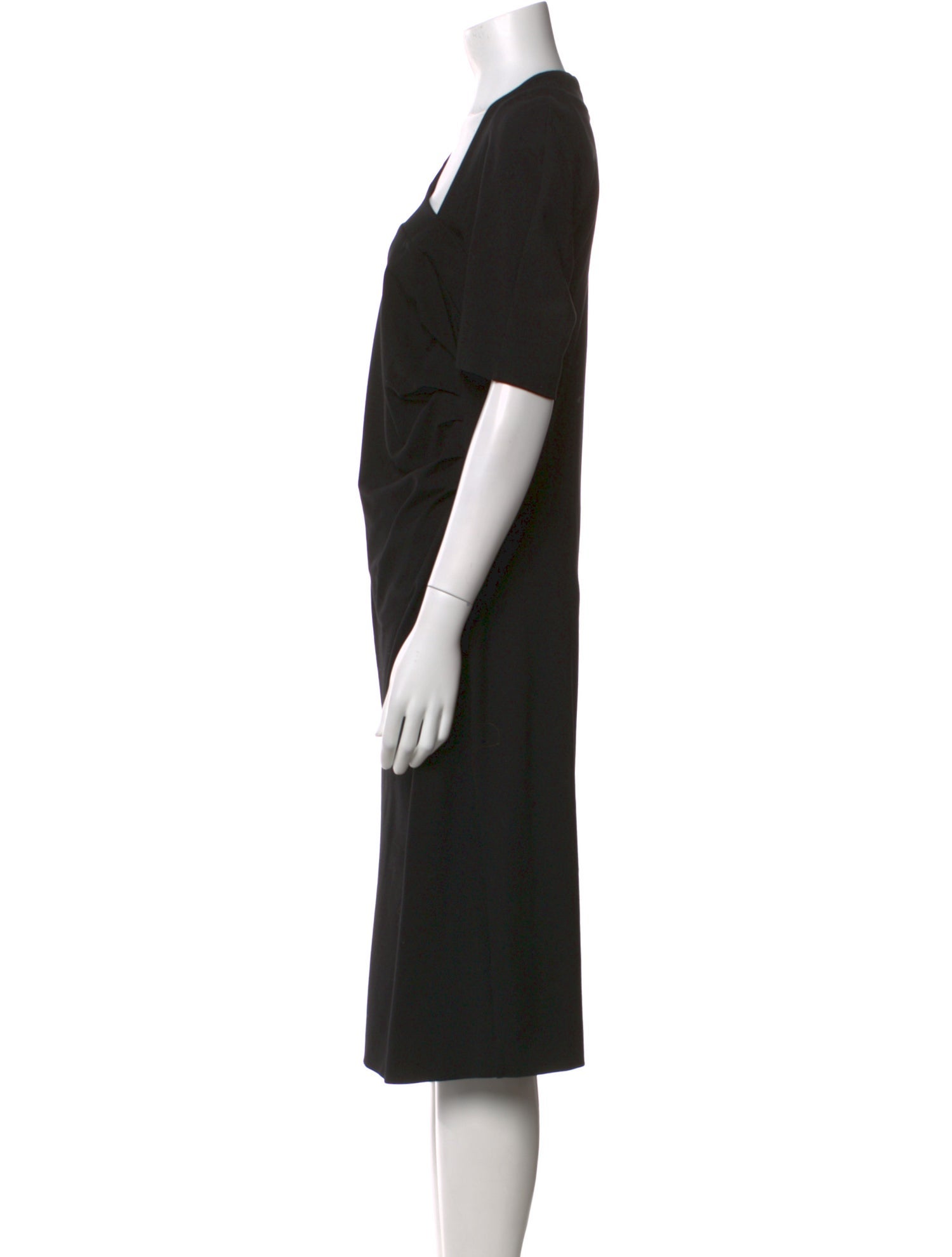 Escada Cowl Neck Midi Length Dress