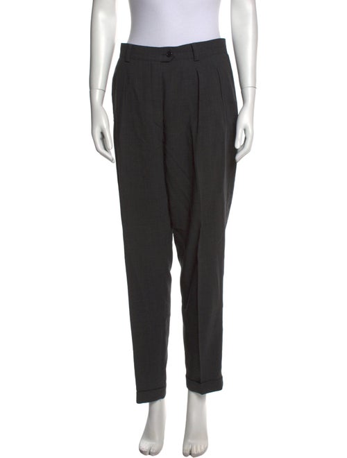 Escada Virgin Wool Straight Leg Pants