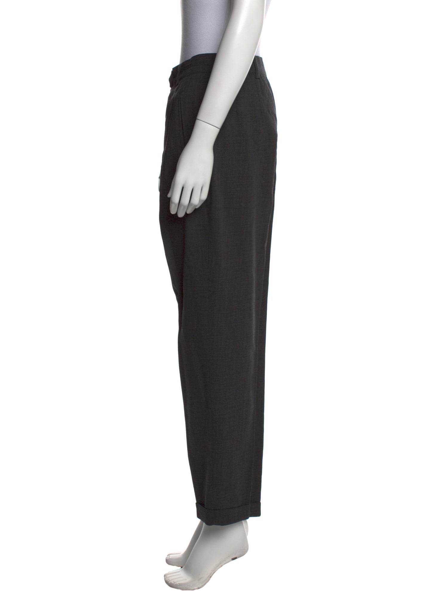 Escada Virgin Wool Straight Leg Pants