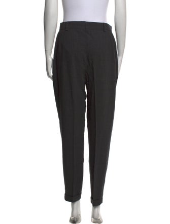 Escada Virgin Wool Straight Leg Pants