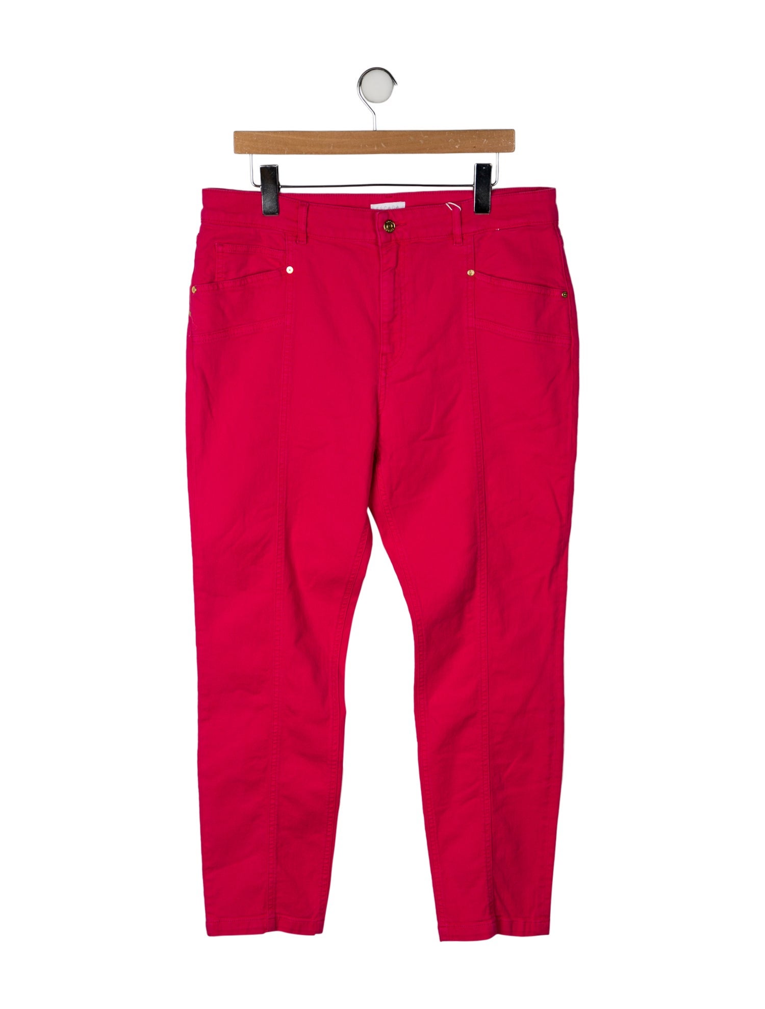 Escada High-Rise Straight Leg Jeans w/ Tags