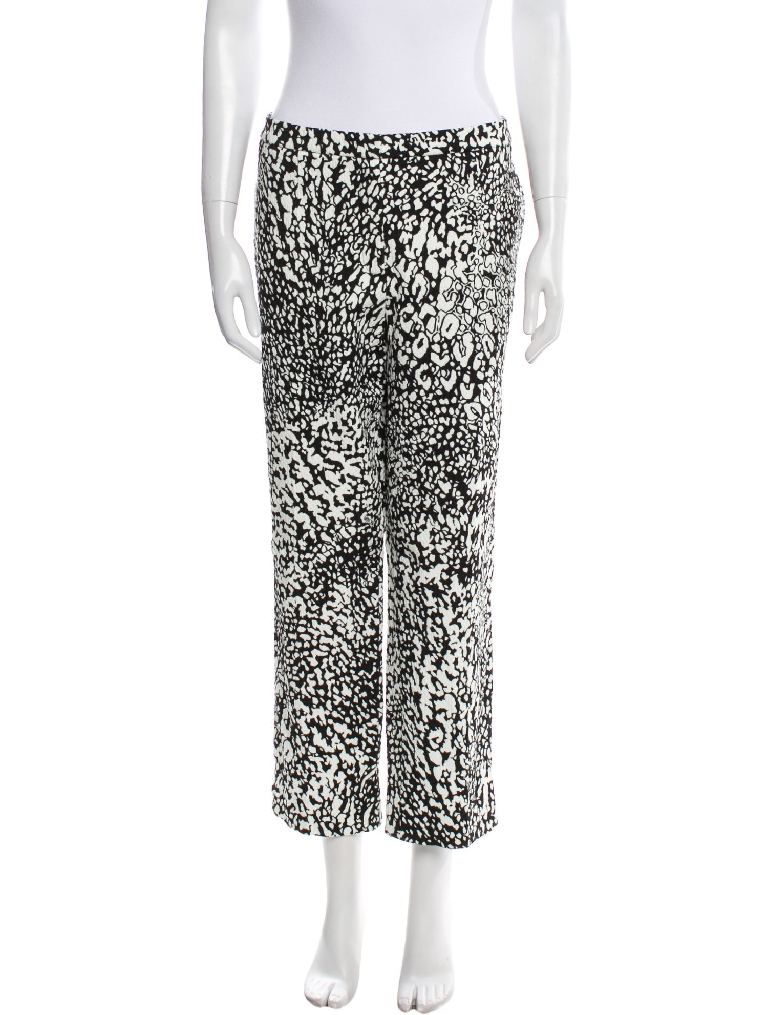 Escada Printed Straight Leg Pants w/ Tags