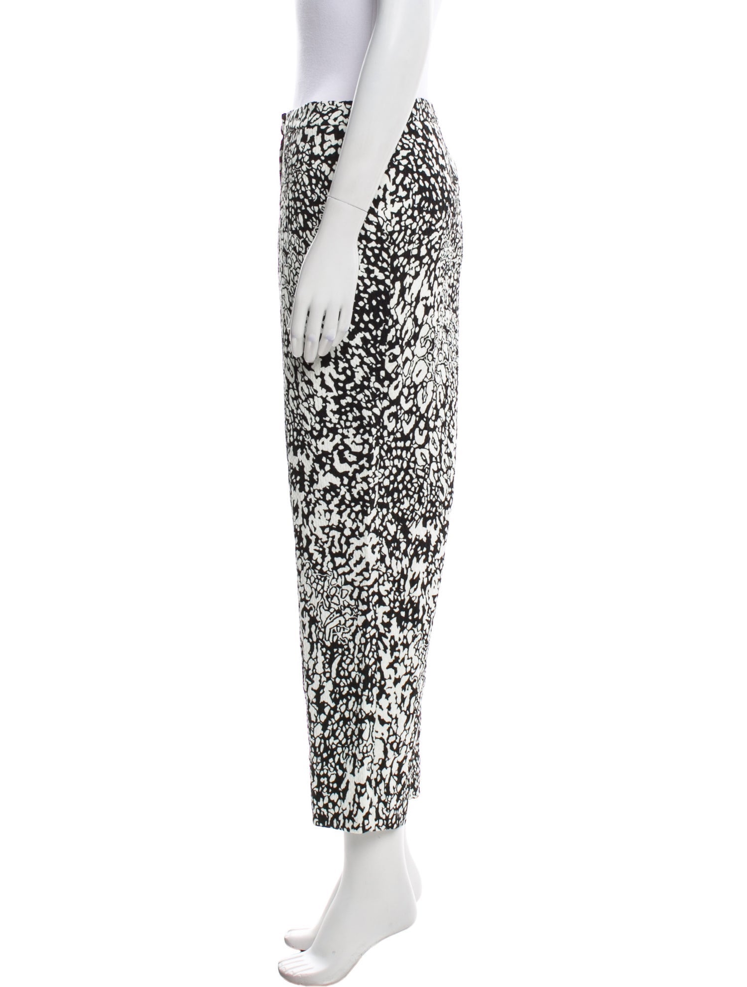 Escada Printed Straight Leg Pants w/ Tags