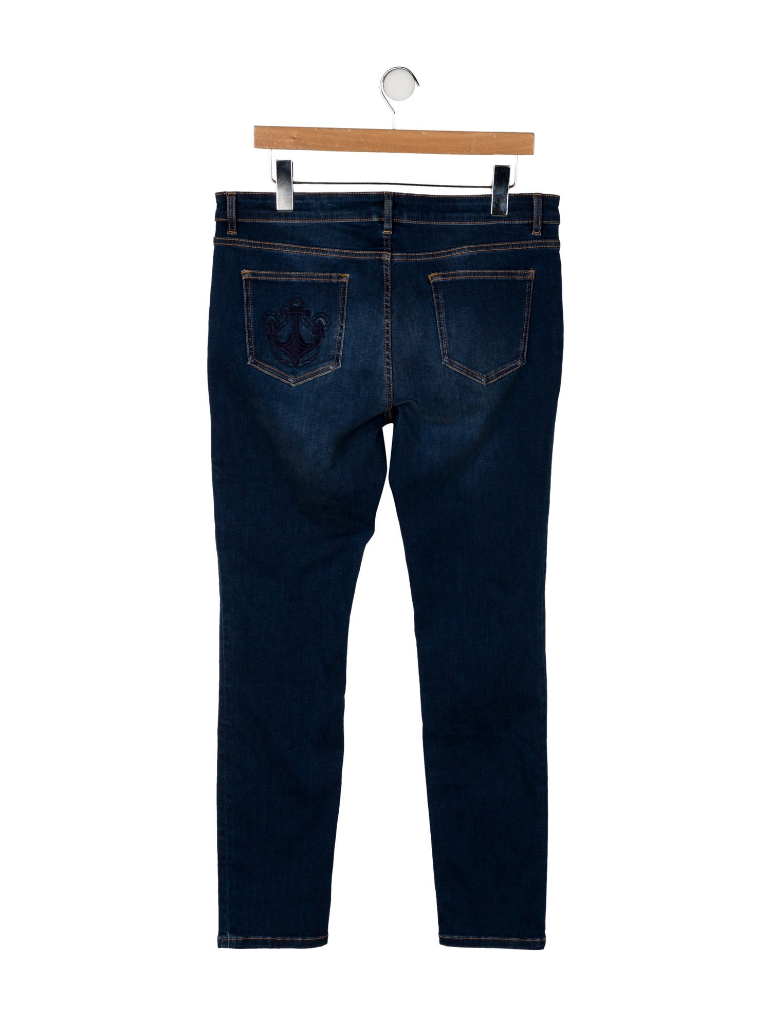 Escada Mid-Rise Straight Leg Jeans