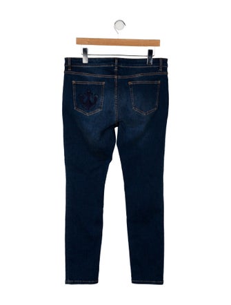 Escada Mid-Rise Straight Leg Jeans