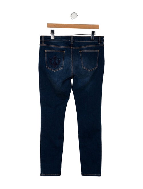 Escada Mid-Rise Straight Leg Jeans