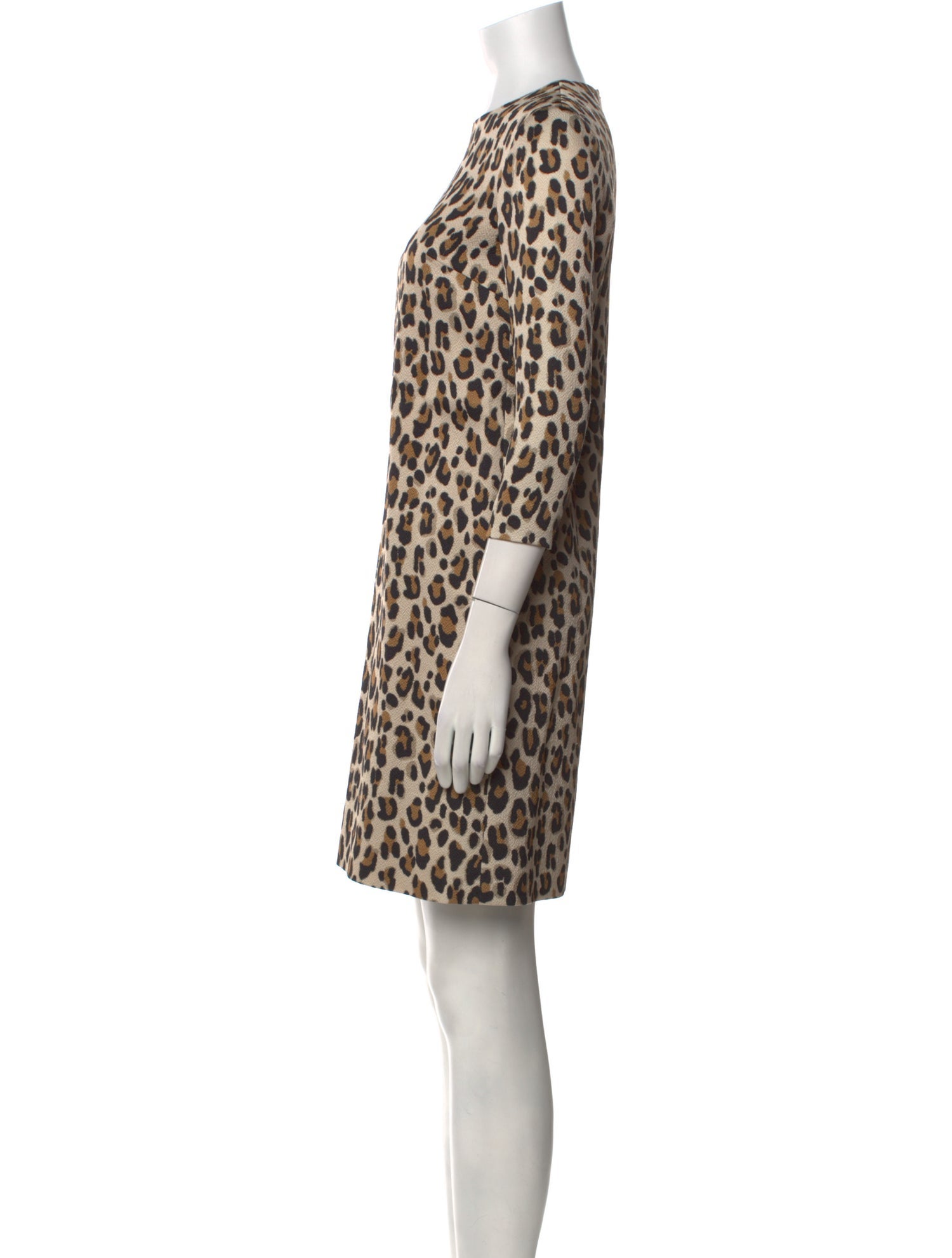 Escada Animal Print Mini Dress w/ Tags