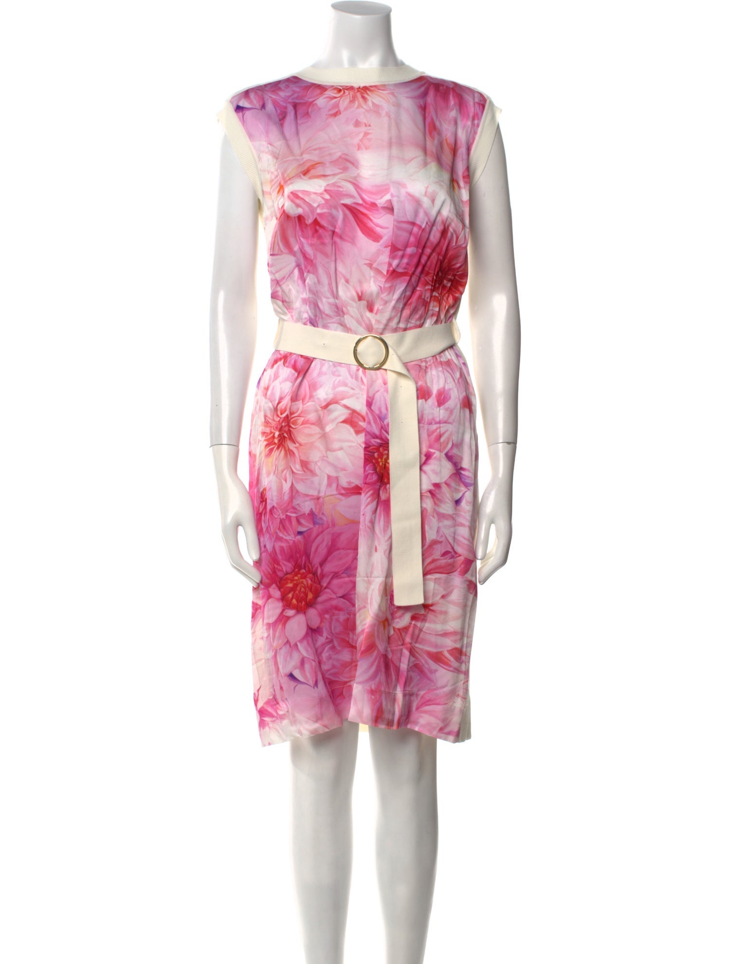 Escada Printed Knee-Length Dress w/ Tags