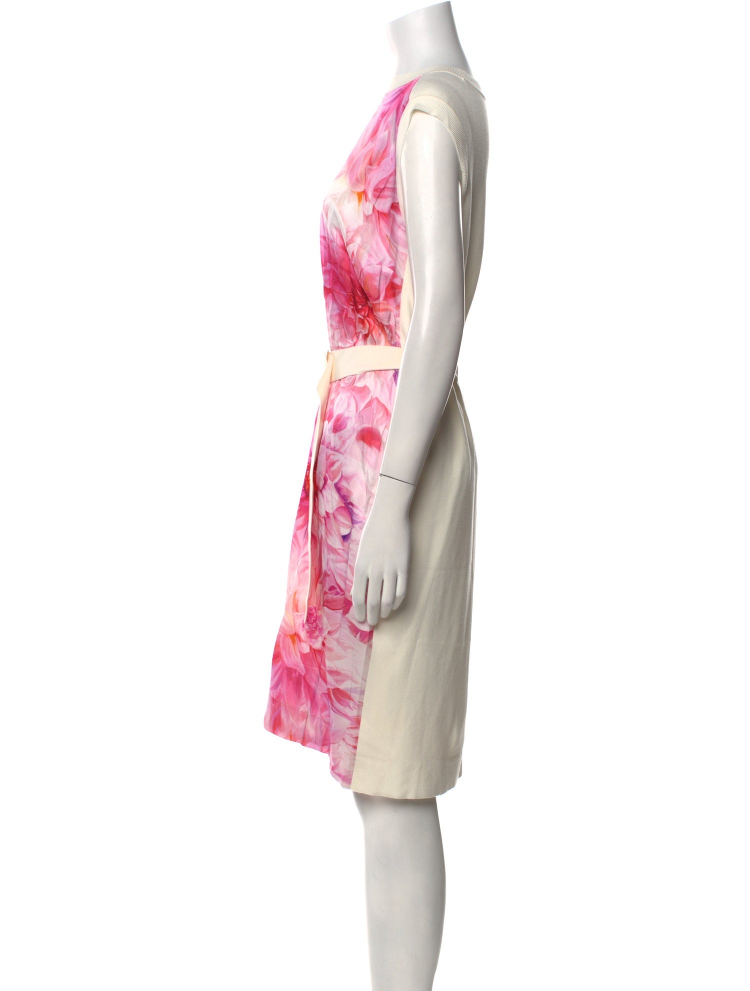 Escada Printed Knee-Length Dress w/ Tags