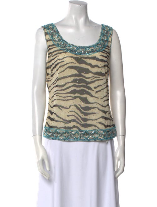 Escada Nylon Printed Top