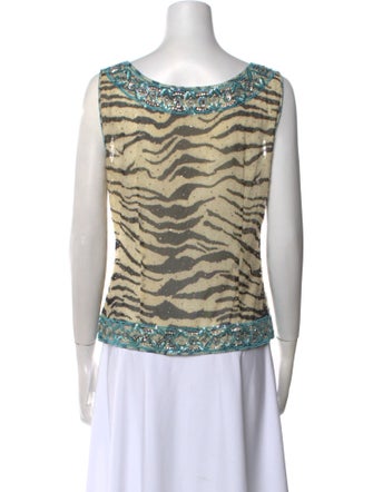 Escada Nylon Printed Top