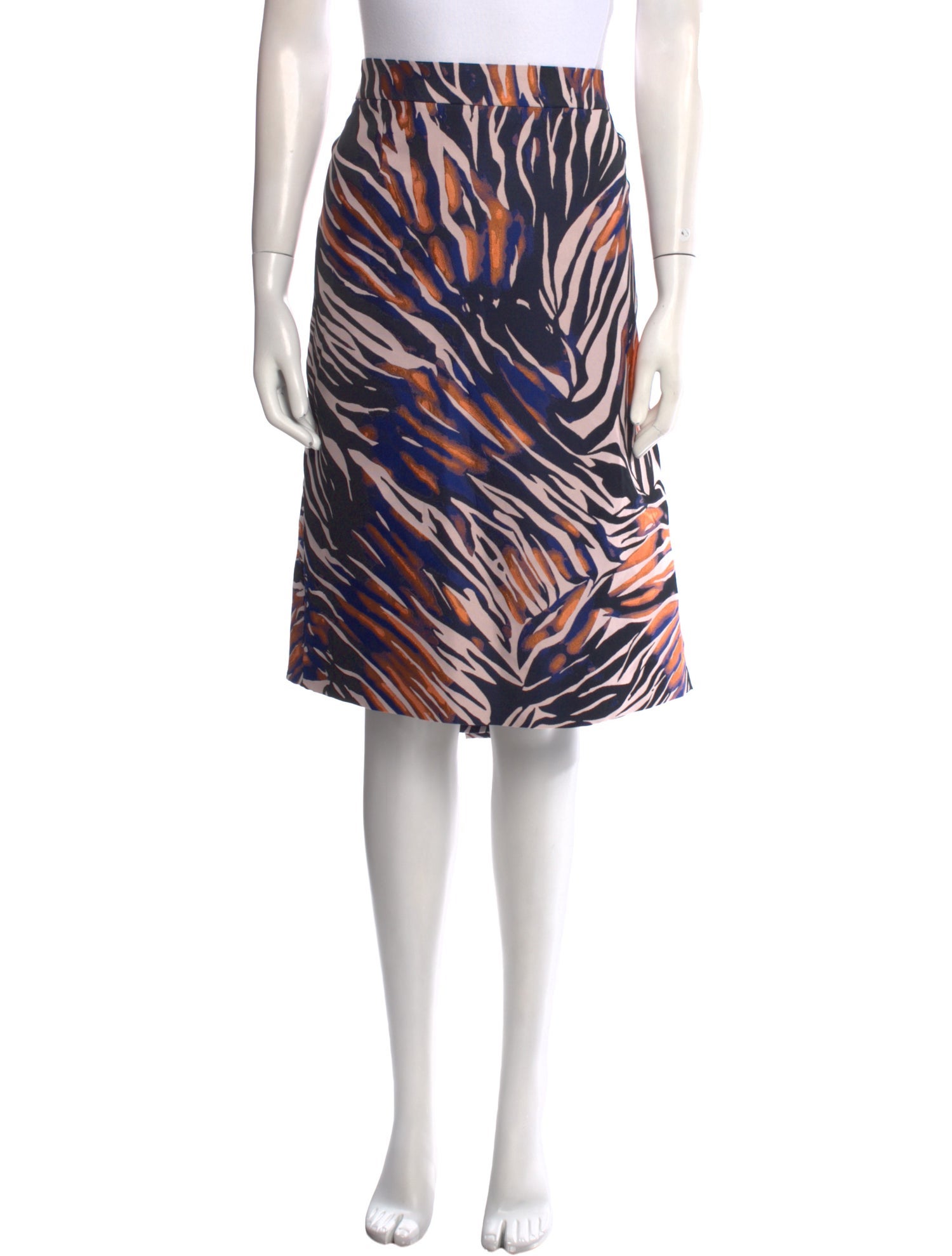 Escada Printed Knee-Length Skirt w/ Tags