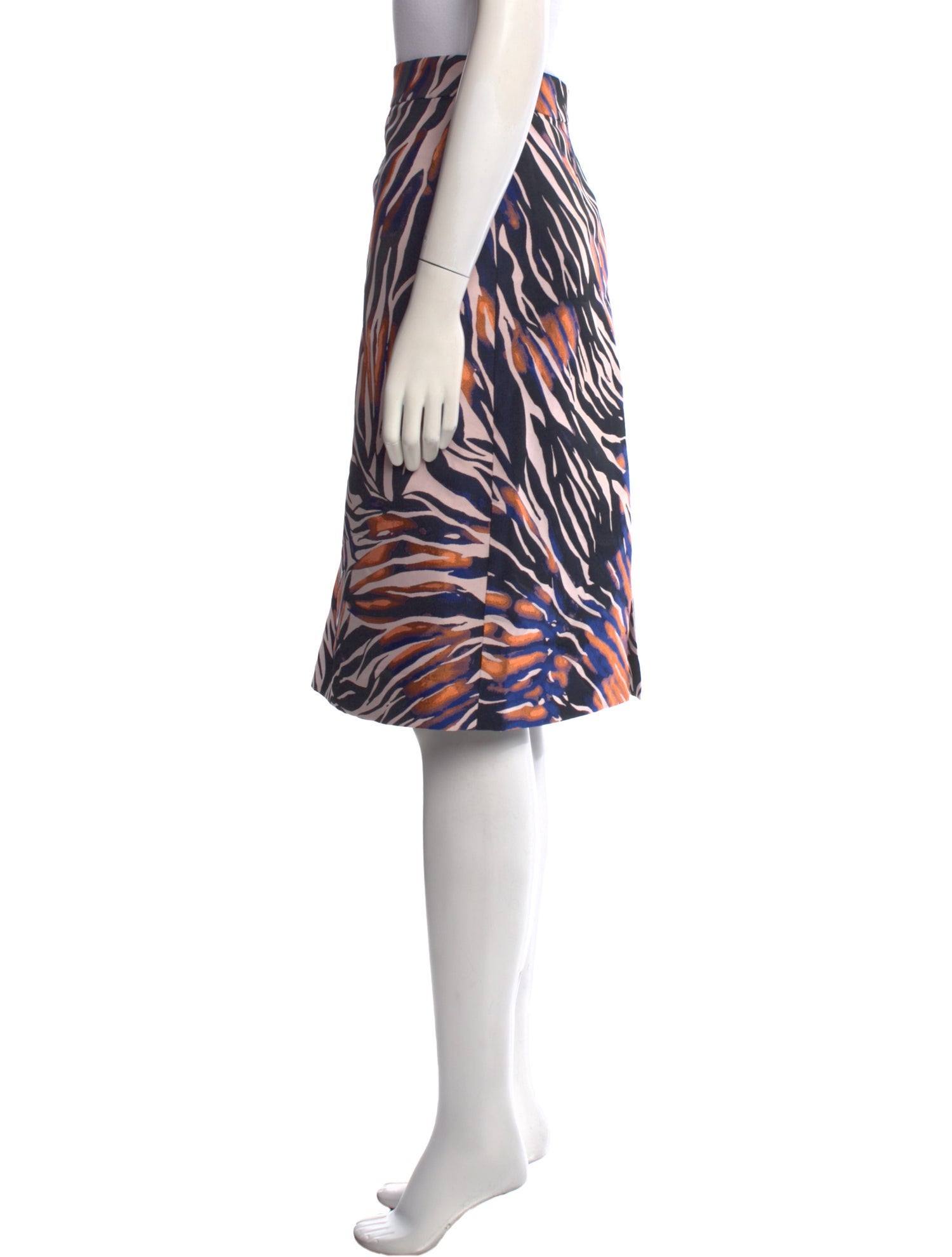 Escada Printed Knee-Length Skirt w/ Tags