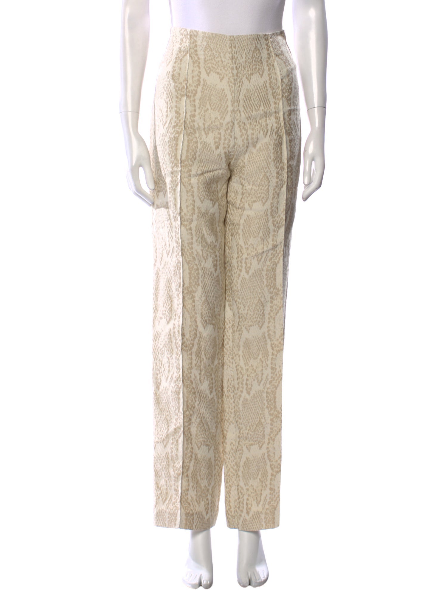 Escada Linen Straight Leg Pants w/ Tags