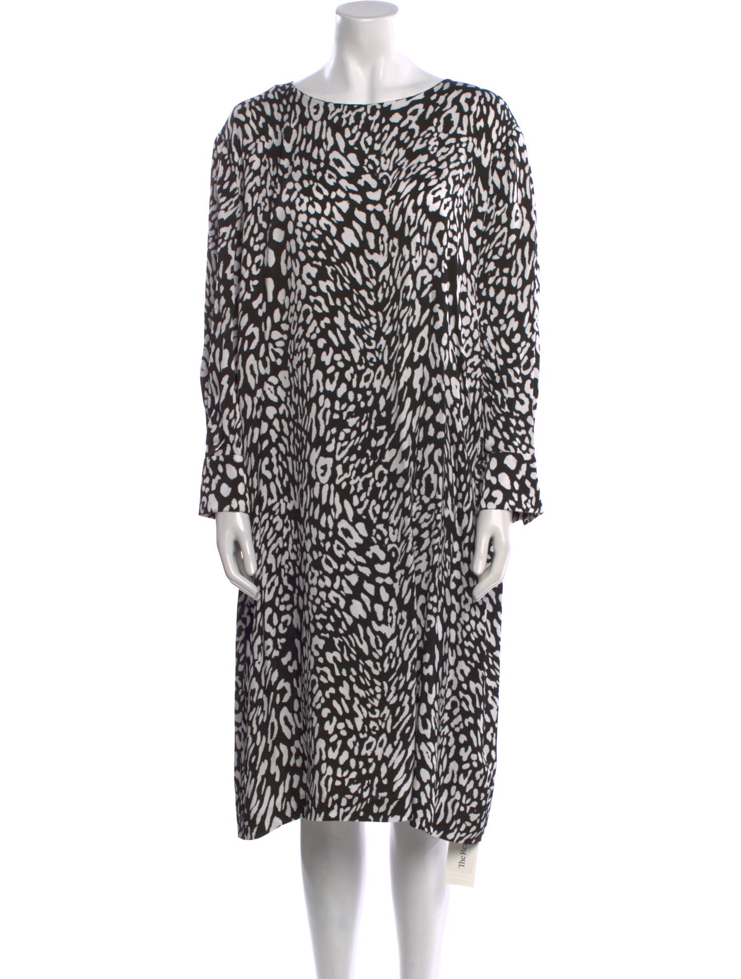 Escada Animal Print Midi Length Dress w/ Tags