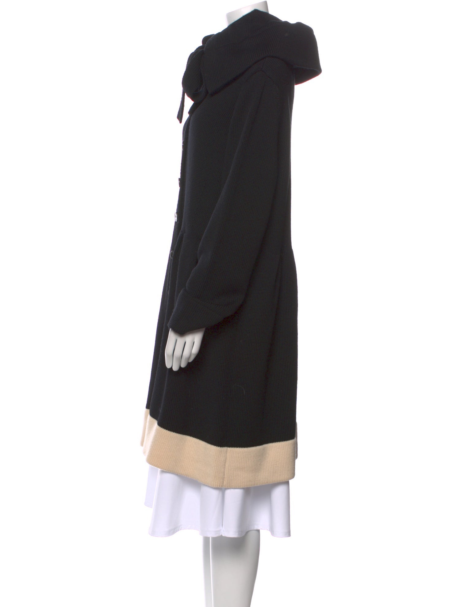 Escada Virgin Wool Colorblock Pattern Sweater