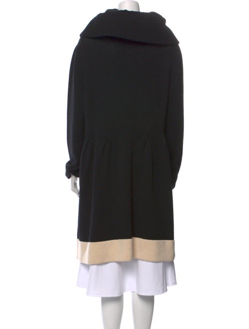 Escada Virgin Wool Colorblock Pattern Sweater