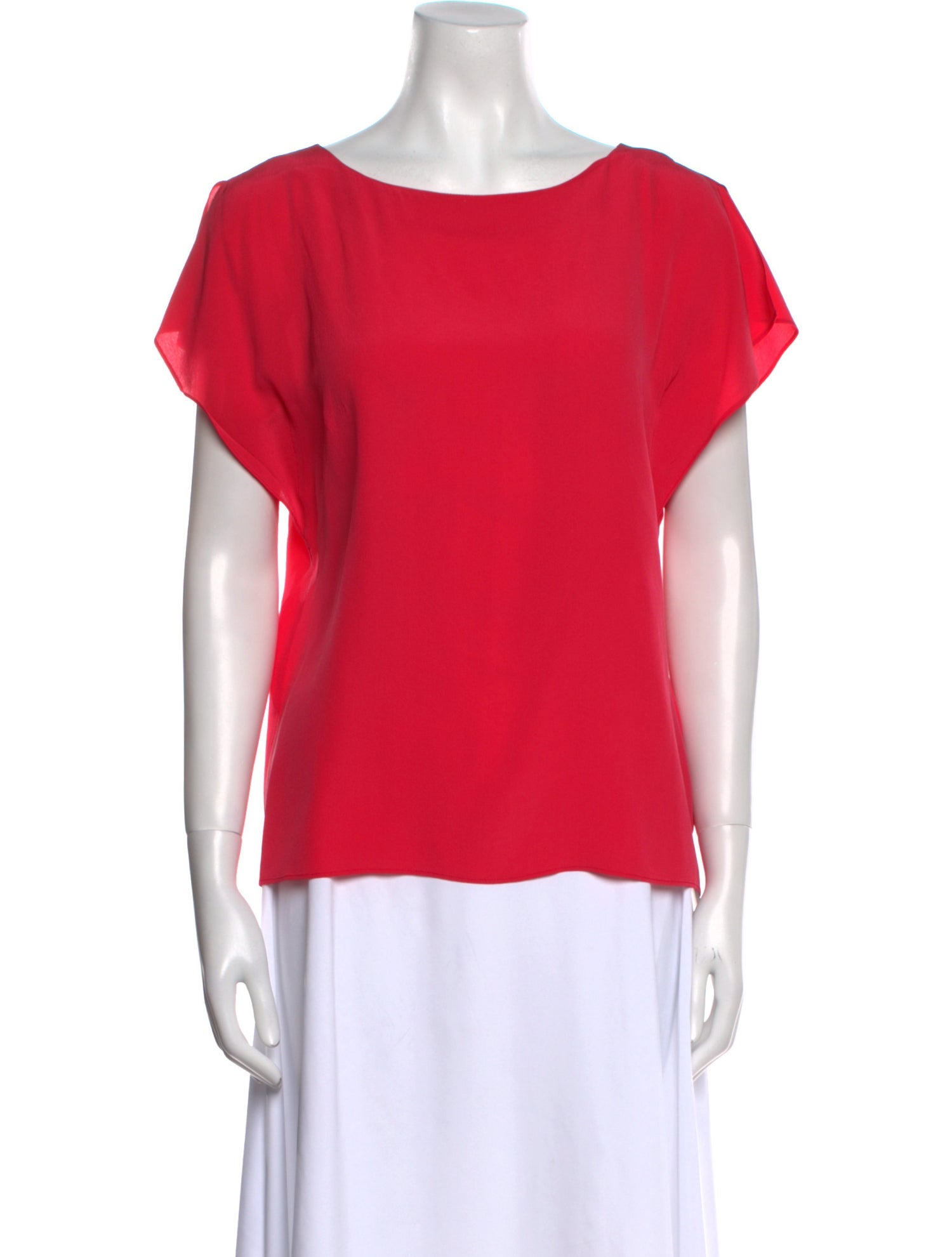 Escada Silk Scoop Neck T-Shirt