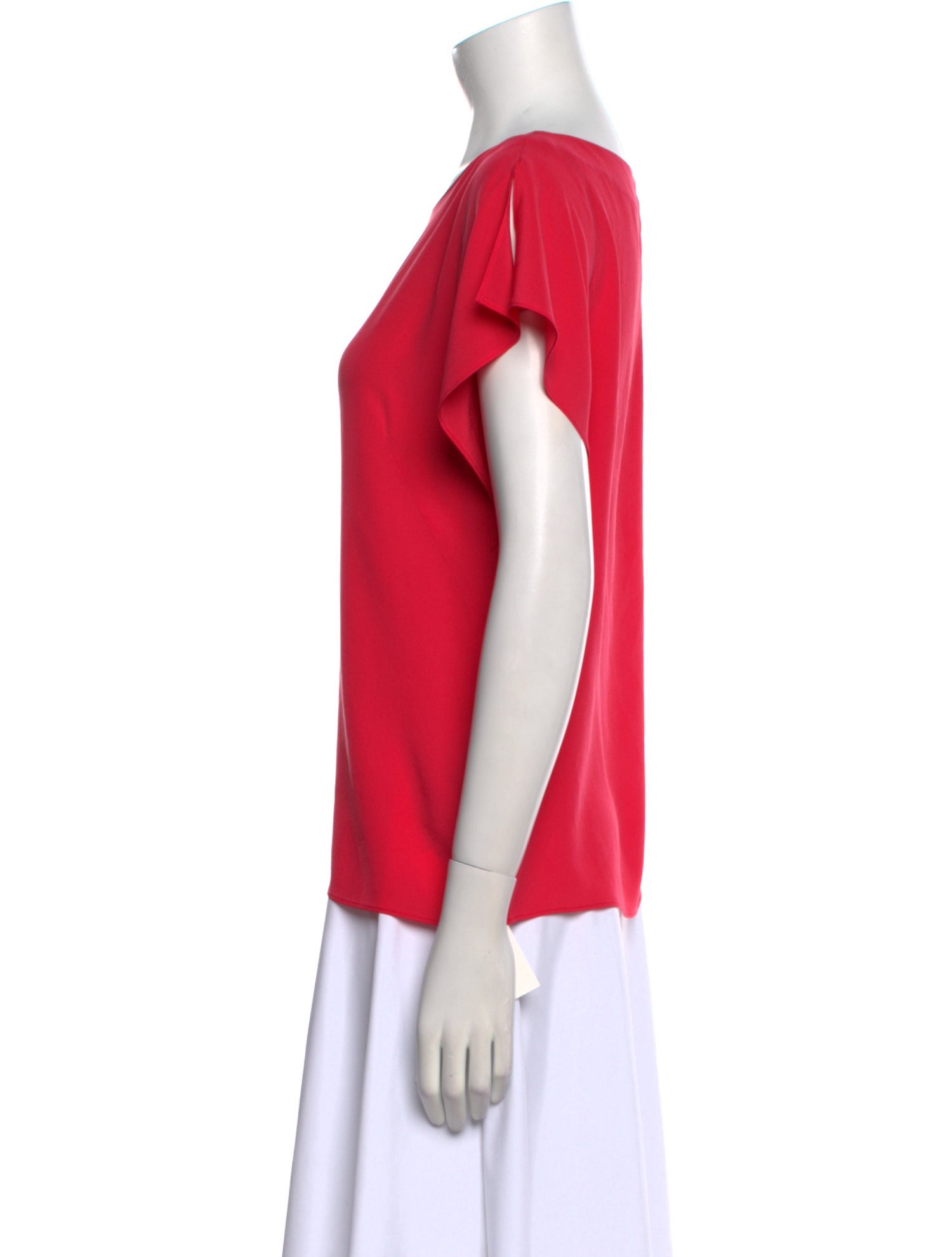 Escada Silk Scoop Neck T-Shirt