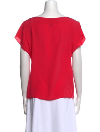 Escada Silk Scoop Neck T-Shirt