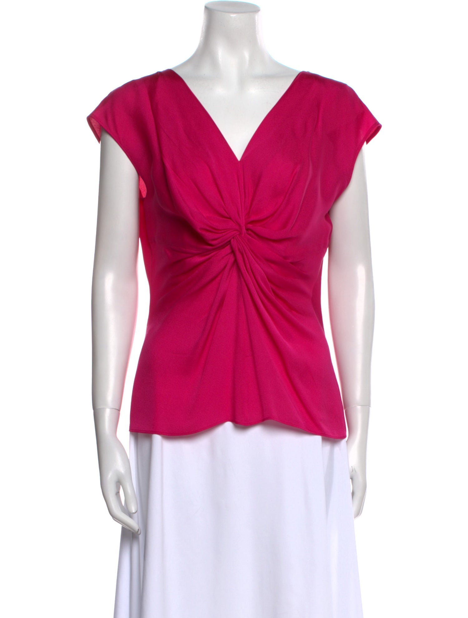 Escada Silk V-Neck Blouse