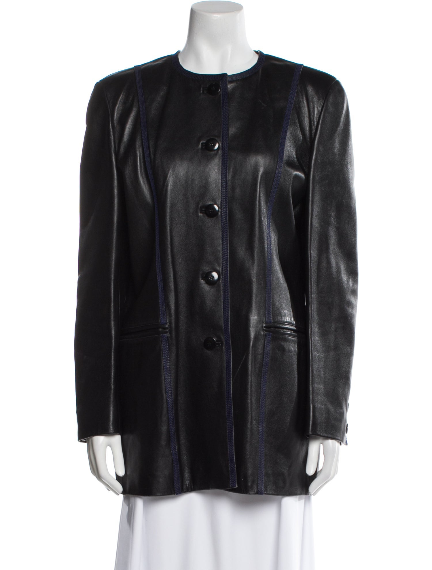 Escada Leather Coat