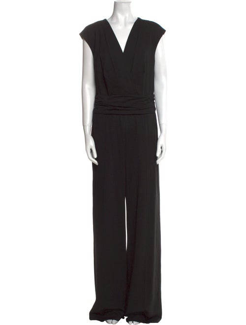 Escada V-Neck Jumpsuit