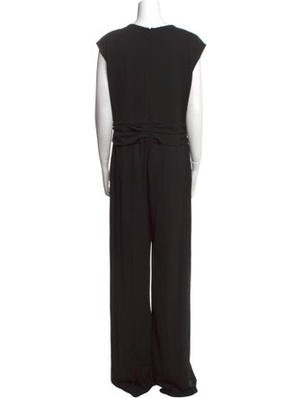 Escada V-Neck Jumpsuit