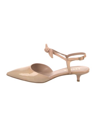 Escada Patent Leather Slingback Pumps