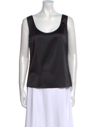 Escada Silk Scoop Neck Top