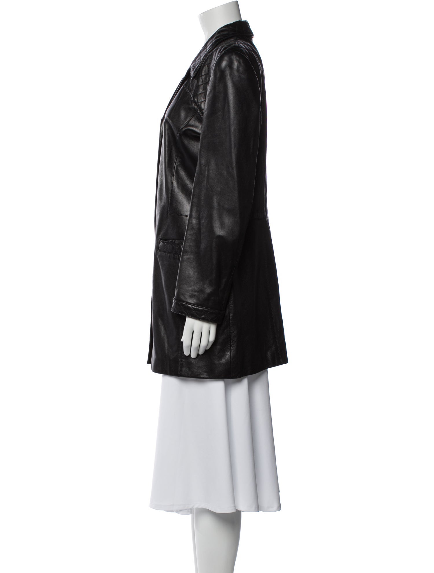 Escada Lamb Leather Blazer