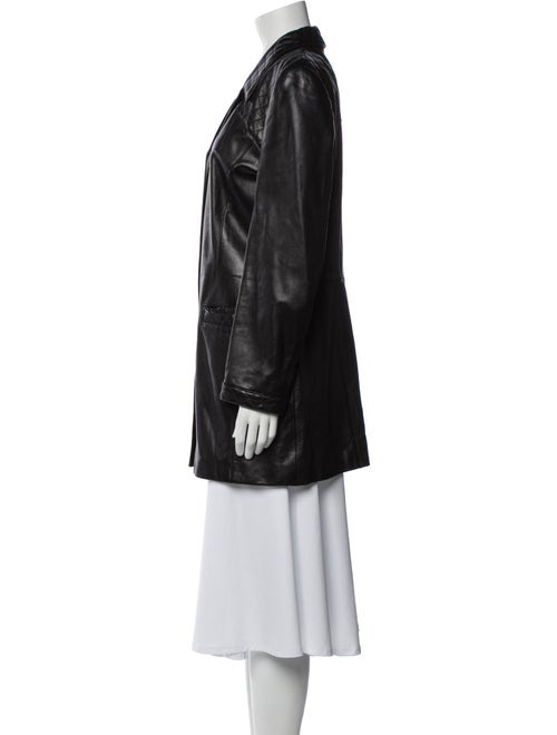 Escada Lamb Leather Blazer