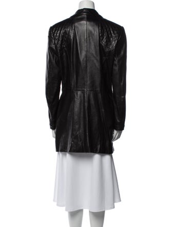 Escada Lamb Leather Blazer