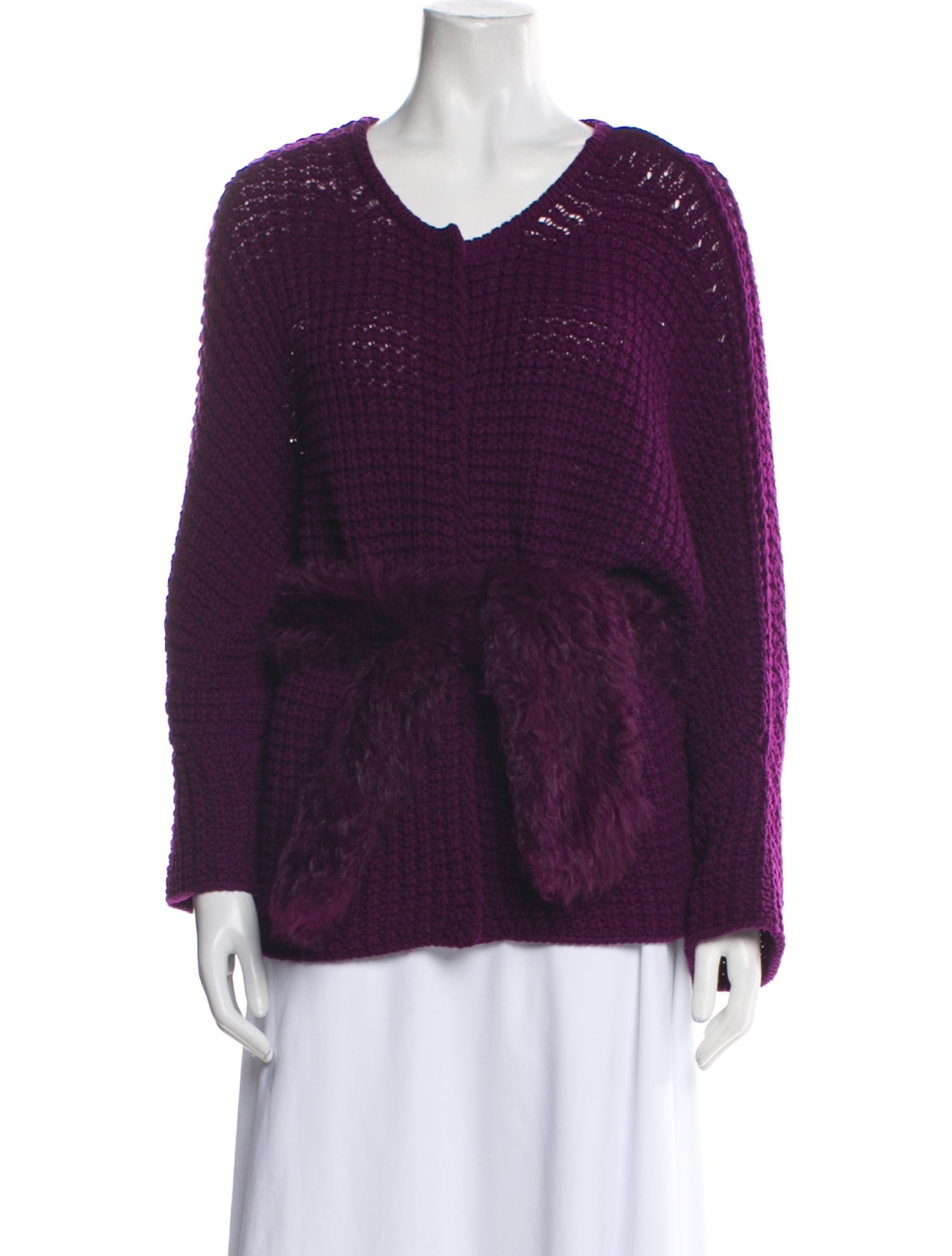 Escada Virgin Wool V-Neck Sweater
