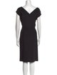 Escada Bateau Neckline Midi Length Dress