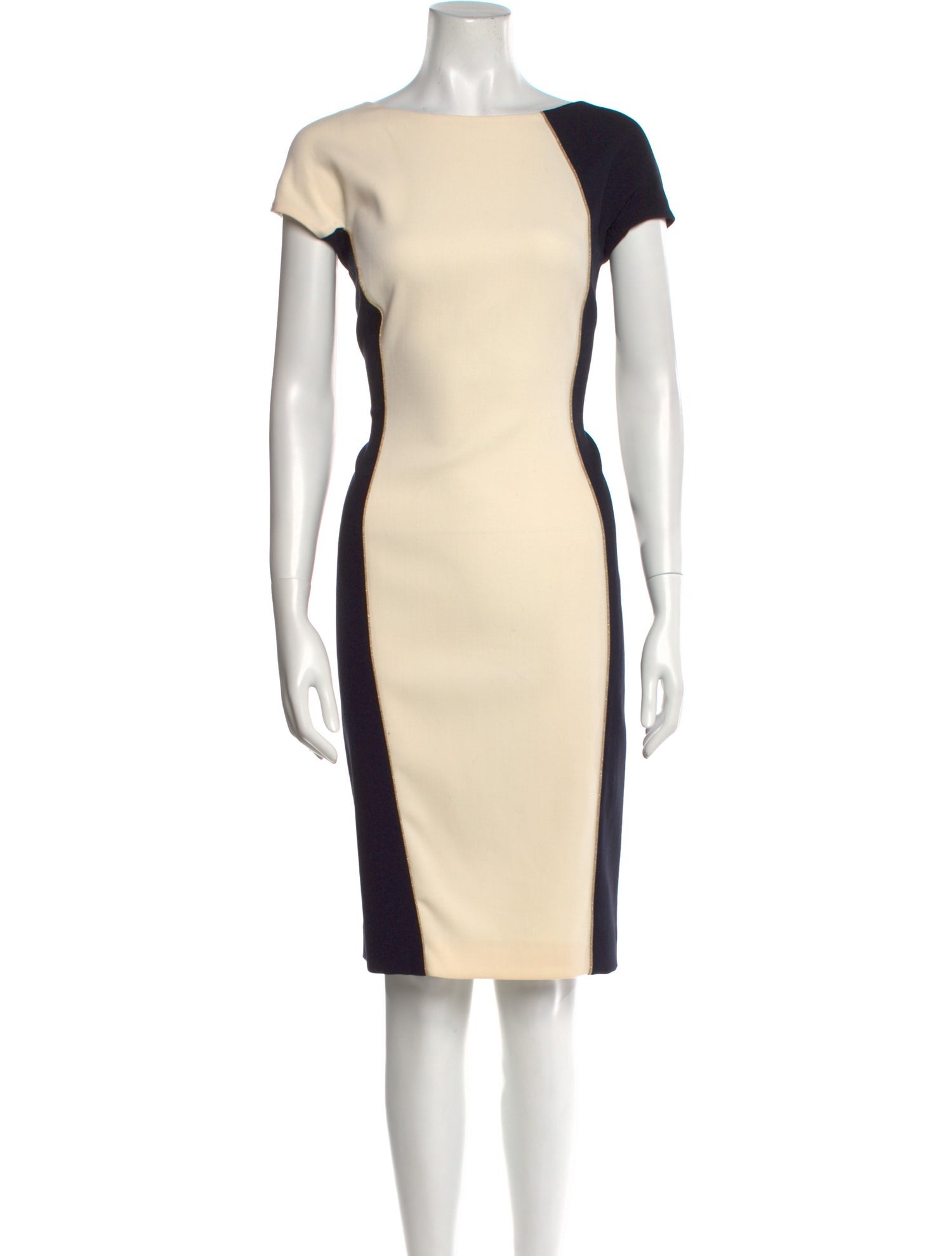 Escada Virgin Wool Knee-Length Dress