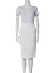 Escada Nylon Grosgrain Trim Skirt Set