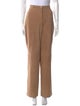 Escada Lambskin Straight Leg Pants