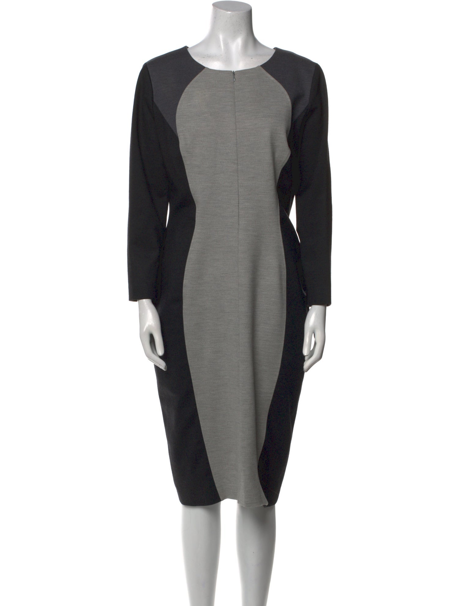 Escada Virgin Wool Knee-Length Dress