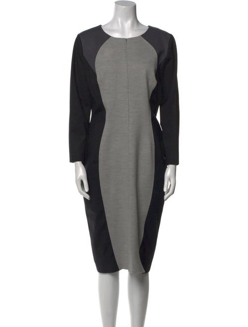 Escada Virgin Wool Knee-Length Dress