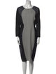 Escada Virgin Wool Knee-Length Dress