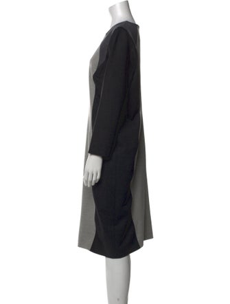 Escada Virgin Wool Knee-Length Dress