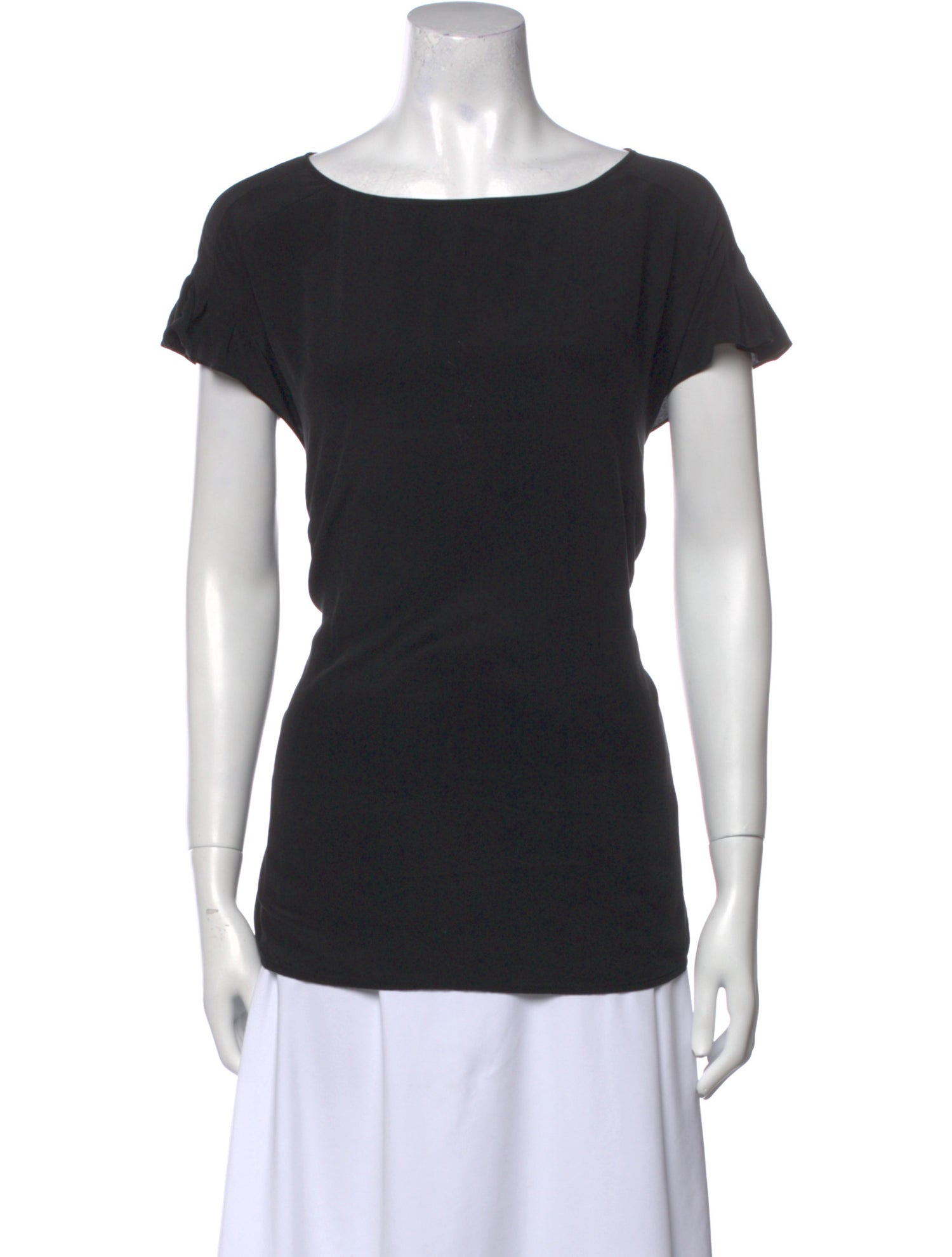 Escada Silk Bateau Neckline T-Shirt