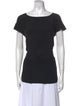 Escada Silk Bateau Neckline T-Shirt