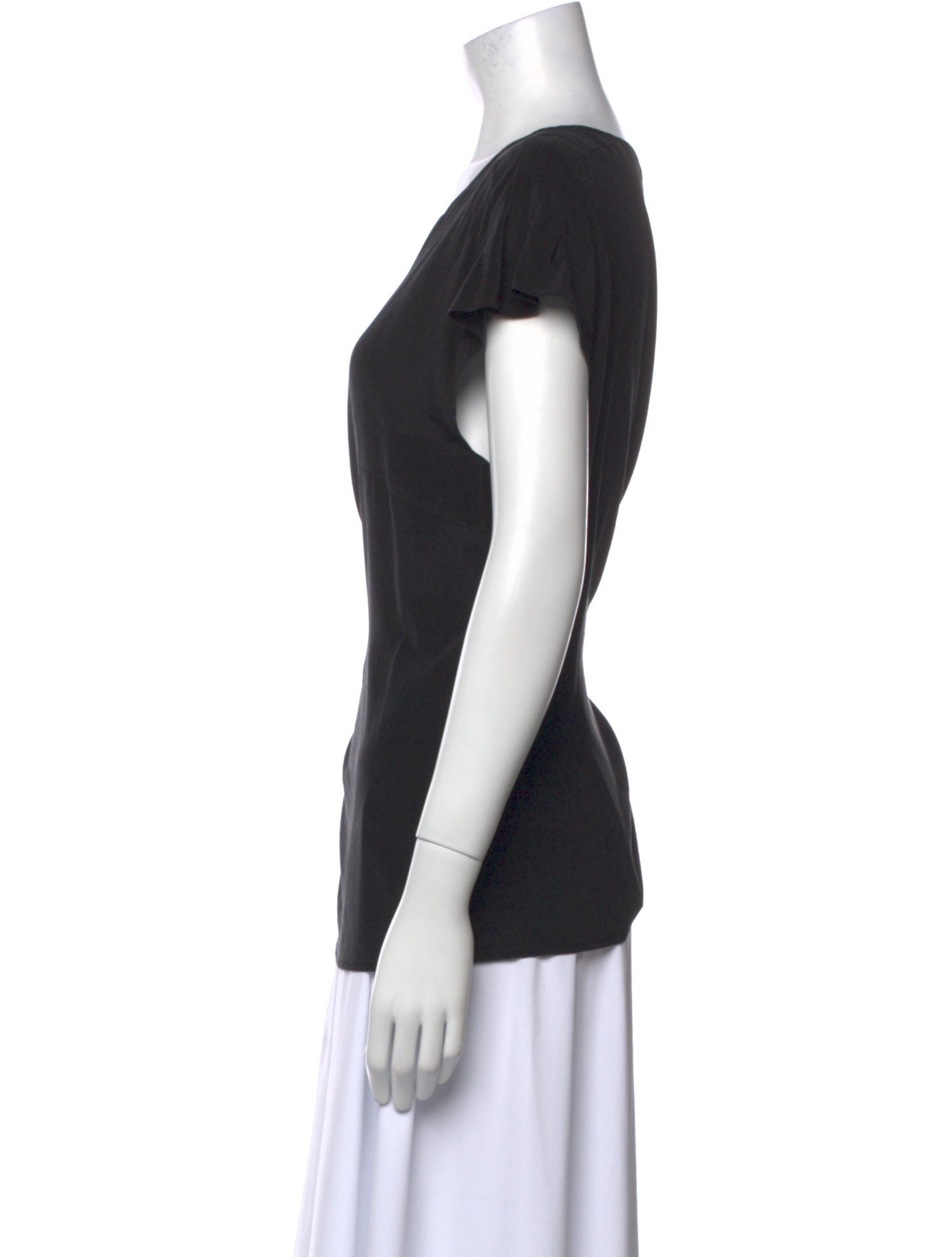 Escada Silk Bateau Neckline T-Shirt